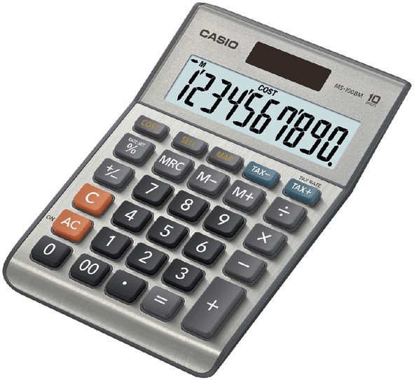Rekenmachine Casio MS-100BM Gebroeders Winter